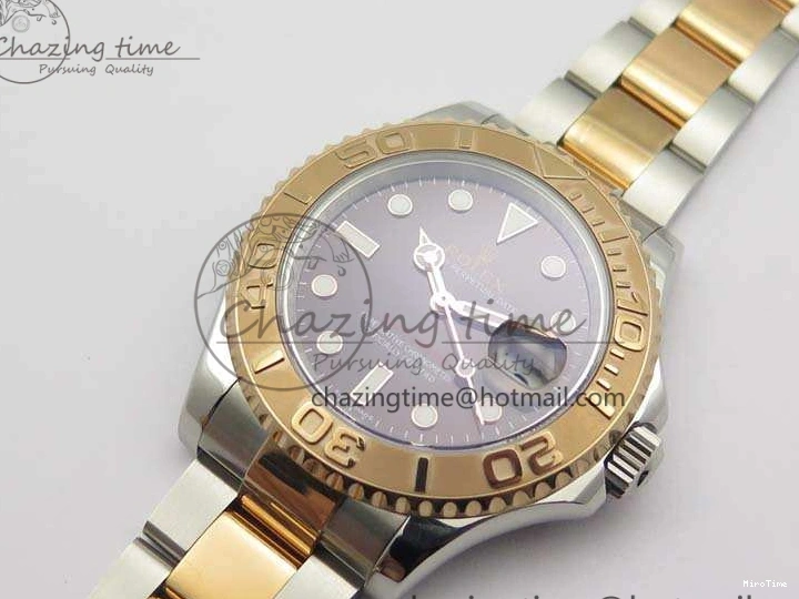 MiroTime 0122 Yacht-Master 116621 ARF 1:1 Best Edition Brown Dial On SS RG Bracelet A Affordable 3547